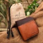 Handmade Leather Bifold Wallet – Slim & Stylish Cardholder for Men & Women themarkleather
