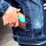 Hand-stitched using durable waxed thread and made from full-grain cowhide leather, this cardholder is perfect for carrying essential cards and a bit of cash without bulk. Ideal for everyday use or as a thoughtful birthday gift for him. themarkleather.co.uk themarkleather.com themarkleather