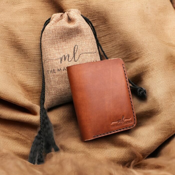 Personalized Bifold Wallet for Men, Crazy Horse Leather Wallet, Handmade Cowhide Card Holder, Slim Brown Leather Purse, Father's Day Gift themarkleather.etsy.com, themarkleather.com, themarkelather.co.uk